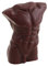 Persönlichkeit schräge Schulter Muskelmann Sojawachs Duftkerze Zuhause Schlafzimmer Atmosphäre Dekoration Kerzengläser Set Türkis (Red, One Size)