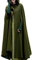 Cape en laine avec capuche pour femme - Vintage - Couleur unie - Poncho - Costume d'Halloween - Trench léger - Veste coupe-vent - Cape - Manteau ouvert sur le devant - Cardigan médiéval - Vêtements