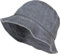 styleBREAKER Unisex Fischerhut Einfarbig in Vintage Washed Optik, Bucket Hat, Stoff Sonnenhut Unifarben 04025045, Farbe:Grau