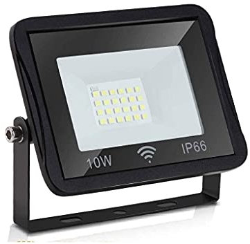Proyector LED Foco LED con Sensor de Movimiento | Luces de inundación con Sensor LED de 1000 LM, Luces de Seguridad para Exteriores IP66 para Luces de Seguridad de Patio, Patio tra