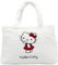 CyP Brands- Hello Kitty, Sanrio, Tasche, Plüsch, Handtasche, Weiß, offizielles Produkt, weiß, Estandar, Lässig