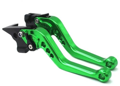 FULUSIC Leve Freno E Frizione per Moto per Kawasaki per Z750 per Z 750 2004 2005 2006 Accessori Moto Alluminio Brevi Leve Freno Frizione Leva Frizione Moto(A)