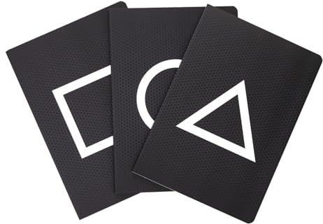 Grupo Erik 3er Pack Notizbücher A5 Squid Game Notizbuch klein - 1 Notizbuch Liniert, 1 Dotted und 1 Blanko - Notizblock A5 Merch