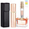 JOOMOKO Parfümzerstäuber Nachfüllbar, 5ml Parfüm Abfüller, Parfum Flakon Leer Reise Parfümzerstäuber, Parfum Zerstäuber für Unterwegs, Mini Zerstäuber Parfüm Parfümflaschen Leer für Reise(Roségold)