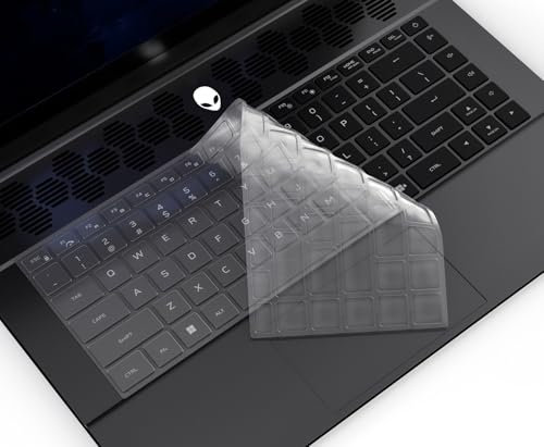 DAMMOMKO Tastaturabdeckung für Dell Alienware X16 R2 & R1 40,6 cm (16 Zoll) Gaming-Laptop, TPU