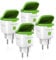 GreenSun WLAN Steckdose Outdoor - Stromzähler für Steckdose Outdoor Aussensteckdose Wasserdicht IP44 Wlan Steckdose mit Strommessung, Zeitschaltuhr, Stimmenkontrolle, APP Fernbedienung, 16A 4PCS