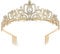 Krone Damen - Tiara Hochzeit - Krone Braut - Kristallkrone Strass Krone - Hochzeit Diadem für Hochzeiten - Abschlussbälle - Festumzüge - Prinzessinnenpartys - Geburtstagsfeiern Usw