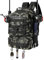 MoKo Angeln Rucksack Sling Bag mit Rod & Gear Holder, Nylon wasserdicht Fishing Tackle Storage Bag für Camping, Wandern, Jagen, Männer Vater, Grüner Tarnanstrich