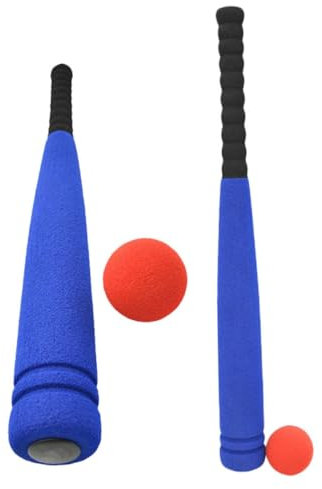 ifundom 2pezzi Giocattolo Baseball Spugna Per Ragazzo Ragazza E Adolescenti Mazze E Palline Attività Sportiva Sicura E Divertente Per Gioco All Aperto Per Genitori E Figli
