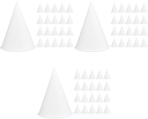 Ipetboom 600pièces Cornets Papier Pour Glace Cups Papier Forme De Cone Pour Desserts Pour Événements Et