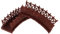 Vaguelly 2pcs Micro Landscape Ornaments Mini Arch Bridge for Garden Fish Tank Bridge Decor Miniature Garden Accessory Vintage Statue