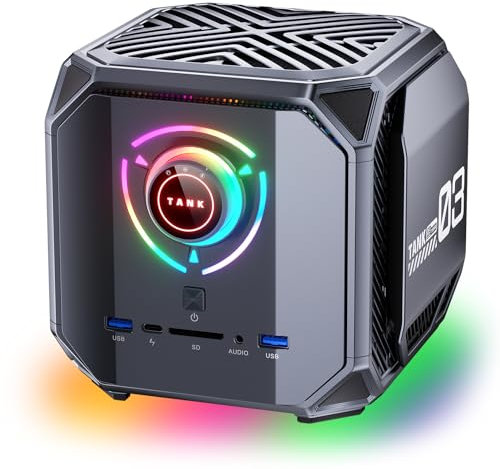 ACEMAGIC Tank03 Mini Gaming PC, Ιntel i9-12900H (14C/20T, bis zu 5.0GHz), RTX4060M Graphics Mini PC, 32GB DDR5 1TB NVME SSD, Mini Computer with WiFi6 | Dual 2.5G LAN | 8K UHD | Type-C