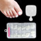 ZAHRVIA 120 Pièces Faux Ongles pour Orteil D'été Blanc Faux Ongles D'Orteil Couverture Complète Ongles Conseils Pied Ongles, 12 Tailles False Toe Nails(White)