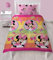 Disney Minnie Mouse Single Duvet Cover Set – Pink Rainbow Bedding for Girls – Reversible Microfibre – Soft, Lightweight – 1 Pillowcase & 1 Duvet Cover – Official Kids Bedding – Easy Care