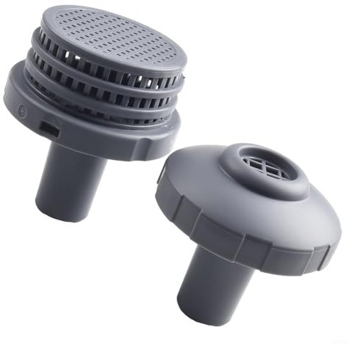 Für Intex 32 mm Schwimmbad-Einlassdüse, Siebgitter-Anschluss-Set mit Strahldüse, Schlauchverschraubung für oberirdische Pools Ersatzteile