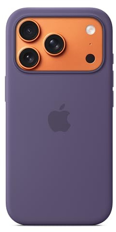 Apple iPhone 17 Pro Silicone Case with MagSafe and Camera Control: Lightweight Phone Case, Wireless Charging Compatible, Smooth Matte Finish; Purple Fog ​​​​​​​