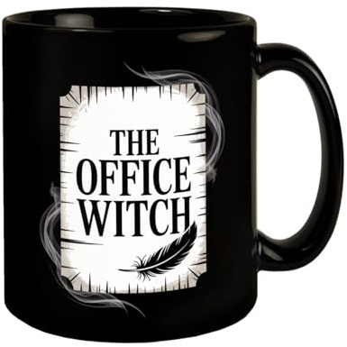 The Office Witch - Tasse mit Mystik-Design Lustige BüroTasse für Kaffeefans und Mystik-Liebhaber