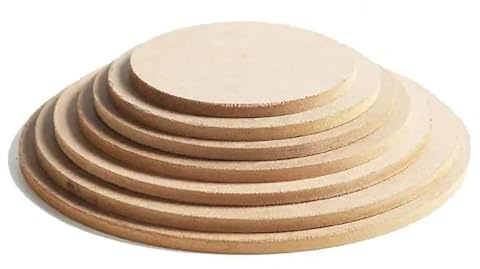 DMLAYHP Töpferscheibe Töpferbrett, 12–25 cm, for Selbermachen, Tonwerkzeug, Faserplatte, Keramik, Kunsttafel, Töpferscheibe, Keramiktablett(20cm)