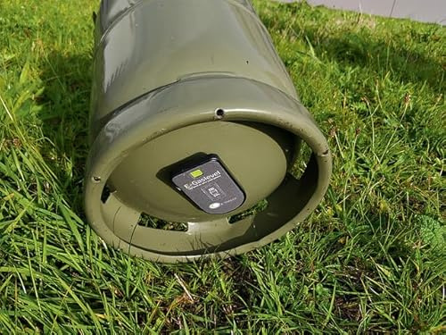E-Trailer E-Gaslevel Modul, Magnetischer Ultraschall Füllstandssensor für Gasflaschen mit Smartphone App, 7,3 x 8 x 7,3 cm, 33 g