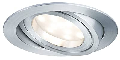 Paulmann Coin 93969 LED-Einbauleuchte 7W Warm-Weiß Aluminium (Gebürstet)