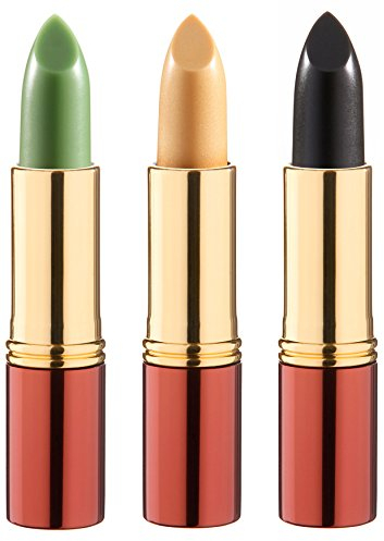 3 x Ikos denkender Lippenstift nachtrosa, apricot und kirschrot DL2, DL4, DL5