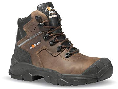 U-Power - Chaussures de sécurité hautes sans métal GREENLAND UK - Environnements humides - S3 SRC 38 Marron