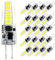 Chao Zan G4 Silicagel LED Lampe 3W 10X 2835SMD LED Leuchtmittel, 300LM, Ersatz für 30W Halogenlampen,12V AC/DC, 6000K Kaltweiß, 360° Abstrahlwinkel LED Birnen - 20er Pack