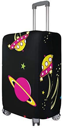 FANTAZIO Aliens for Outer Space Koffer Schutzhülle Kofferhülle