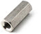 Dado di accoppiamento esagonale lungo M6 x 10 x 25 in acciaio inossidabile 304 dado di accoppiamento per asta rotonda (confezione da 20)