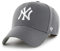 '47 MLB New York Yankees MVP Unisex-Baseballkappe, Verstellbar, Hochwertiges Design und Verarbeitung, White Logo, Charcoal