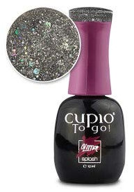 Cupio Gellack Glitter Splash - Crystal Silver 15 ml