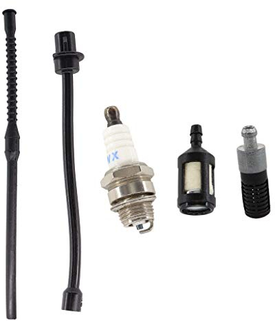 HURI 2x Kraftstoffschlauch Ölschlauch Benzinfilter für Timbertech KS5200, Scion HB 5200, Stenson YD 5200, Boomag-Germany BM 5200, Fuxtec CS 3.0 5200, Steel TS600 5200 Kettensäge Motorsäge
