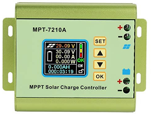ContrôLeur De Charge Solaire Mppt 24V / 36V / 48V / 60V / 72V RéGulateur De Charge De Panneau Solaire avec éCran LCD, EntréE Dc12-60V RéGulateur Solaire pour Batterie Au Lithium
