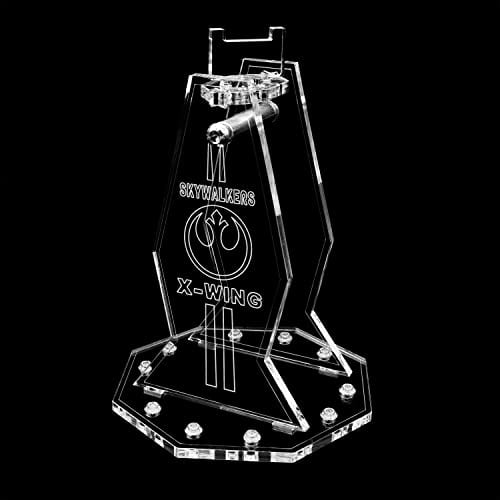 AREA17 Acryl Display Stand für LEGO 75301 Luke Skywalker's X-Wing Fighter - Verschiedene Winkel und Positionen einstellbar
