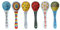 Keramik-Suppenlöffel-Set, 6 Stück, vielseitig einsetzbar für Suppe, Müsli, Ramen, Eintöpfe, lebendiges Design, bleifrei und spülmaschinenfest, 15,9 cm, niedliche dekorative Löffel für Küche und