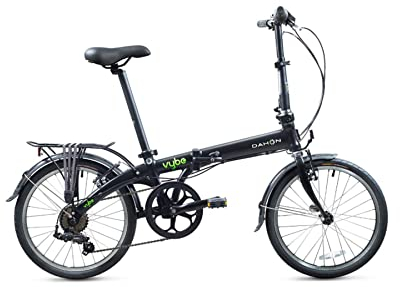 Dahon Bicicleta Vybe D7 Black Klapprad, Schwarz, 145-185cm