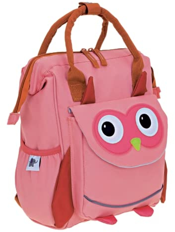 ELEPHANT® kids Kinderrucksack Klapp 353 Hits for Kids Motiv Eule koralle Kinder Rucksack Mädchen