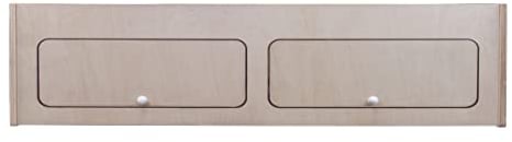 Wohnwagen Oberschrank Wohnmobil 120cm x 30cm x 30cm Camper Hängeschrank Birkensperrholz Trennwand Möbel Stauraum Leichtgewichtig Unbehandelt Soft-Close Druckknöpfe Vorgebohrte Löcher Befestigungssatz