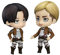 Tongyundacheng Anime Actionfigur Levi & Erwin Smith Modell Figur PVC Sammlerstück Home Desktop Dekorationen, 10 cm