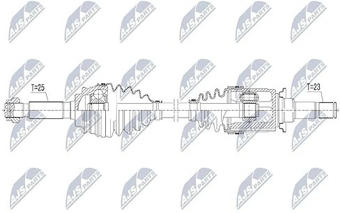 NTY NPW-CH-050 Antriebswelle Hinten Rechts