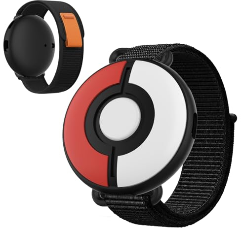 Doohoeek Silikonhülle für GO Plus + 2023, weiche und Bequeme Schutzhülle mit Armband, Cover kompatibel mit GO Plus, Schwarz