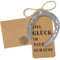 BHGT Hufeisen Glücksbringer Einzugsgeschenke Wohnung Neu Zuhaus Geschenk Viel Glück im Neuen Zuhause Geschenk Einweihungsgeschenk Dekoschild mit Umschlag Weihnachten Geschenkidee