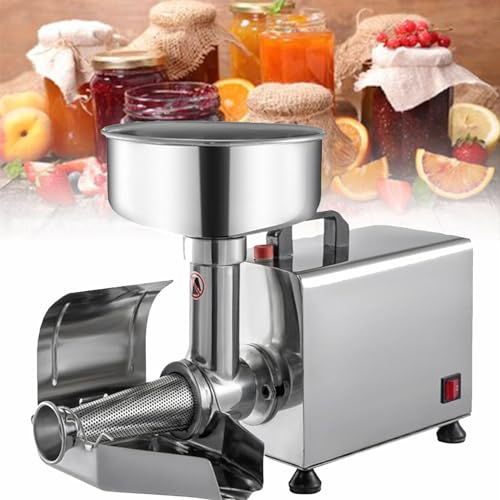 DPQYJPP Fresatrice per Pomodoro Commerciale, Filtratore Elettrico per Frutta 370W 90-160Kg/h Passaverdure per Alimenti Commerciale Strumento per Fresare Il Pomodoro in Acciaio Inossidabile