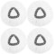 Pack de 4 Cabezales de Recambio para Mopa, Cabezal de Microfibra, Compatible con Vileda O-Cedar Spin Mop, Cabezales Giratorios 360 Grados para Todo Tipo de Suelos.