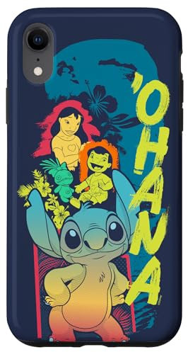 iPhone XR Disney Lilo & Stitch Beach Vibes with Nani & Scrump ‘Ohana Case