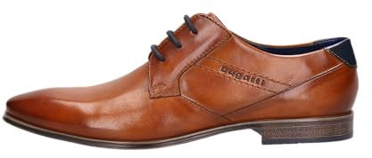 bugatti Herren Businessschuhe, Männer Business Schnürer,lace-up Shoes,schnürschuhe,Anzugschuhe,Derby schnürung,Office,Cognac (6300),44 EU / 9 UK