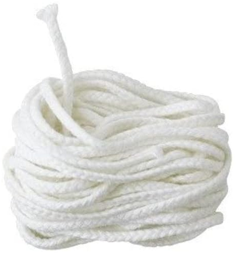 Ilmkerze® Docht Kerzendocht für Kerzen bis 7 cm Durchmesser Länge 5 m | 100% Baumwolle | geeignet für Bienenwachs, Paraffin, Sojawachs, Rapswachs und viele andere Wachse DIY