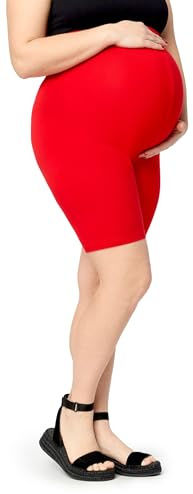 Merry Style Große Größen Damen Kurze Umstandsleggings aus Viskose MS10-462