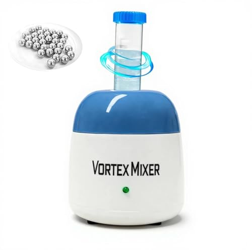 ABEST 5200rpm mini Vortex Mixer Farbschüttler,Labor Vortex Schüttler mit Touch Funktion für Nagellack,Wimpernschüttler,Tattoo Tinte,Kleber und Teströhrchen (blau)