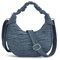 EVEOUT Denim Umhängetaschen Vintage Denim Halbmond Tasche Schultertaschen Jeans Handtaschen mit Riemen